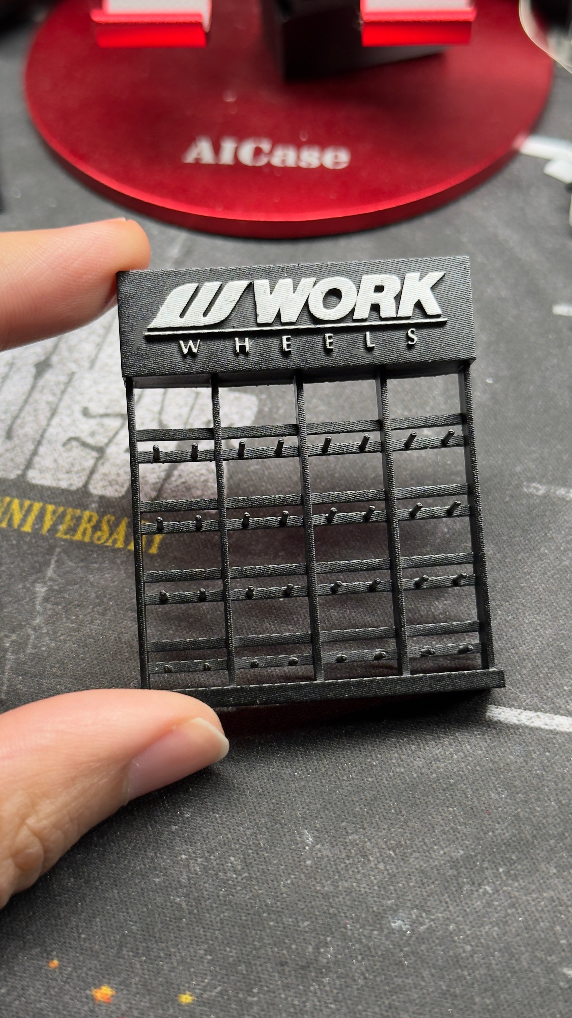 Work wheel rack