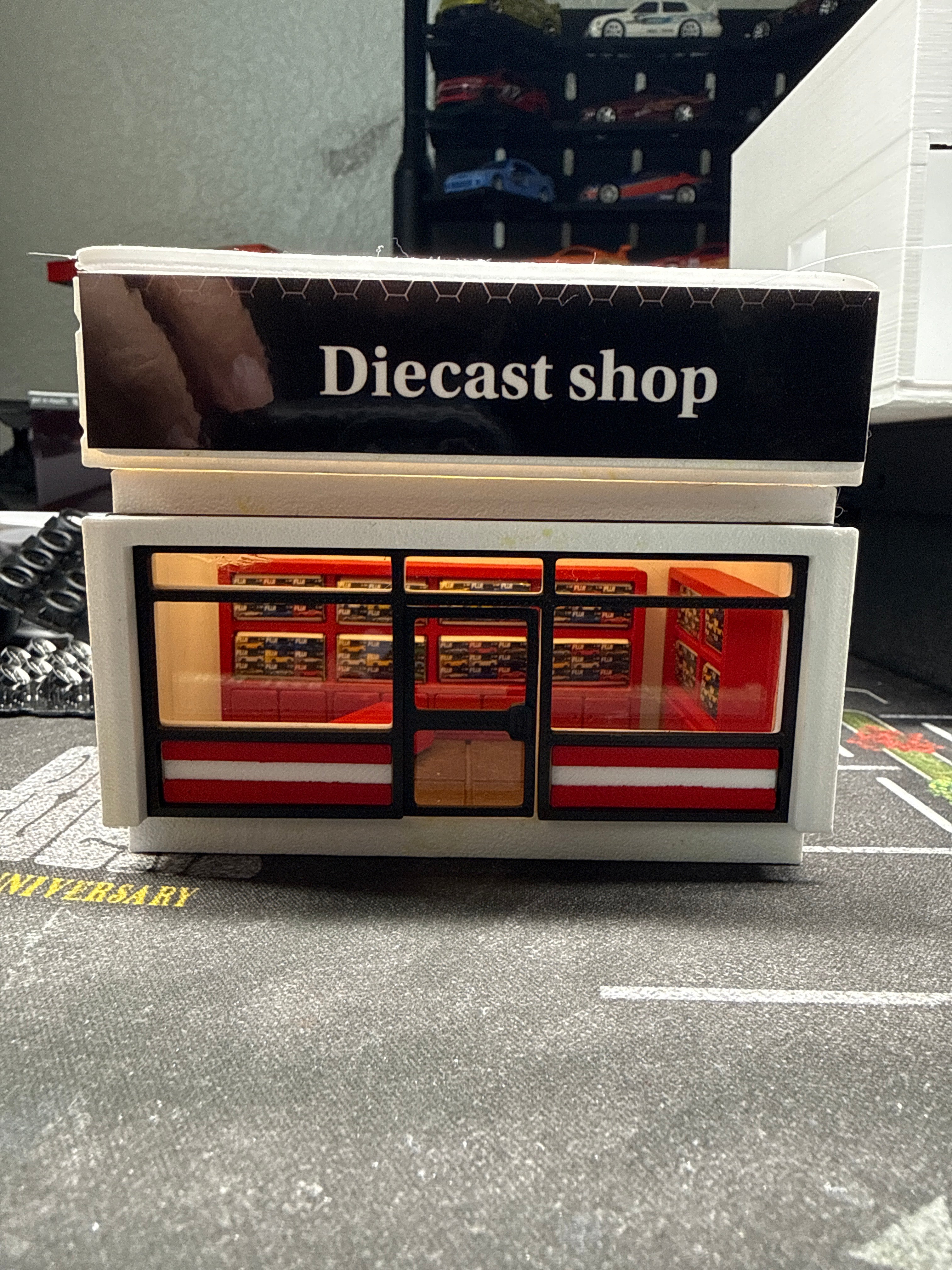 Diecast shop (working lights)
