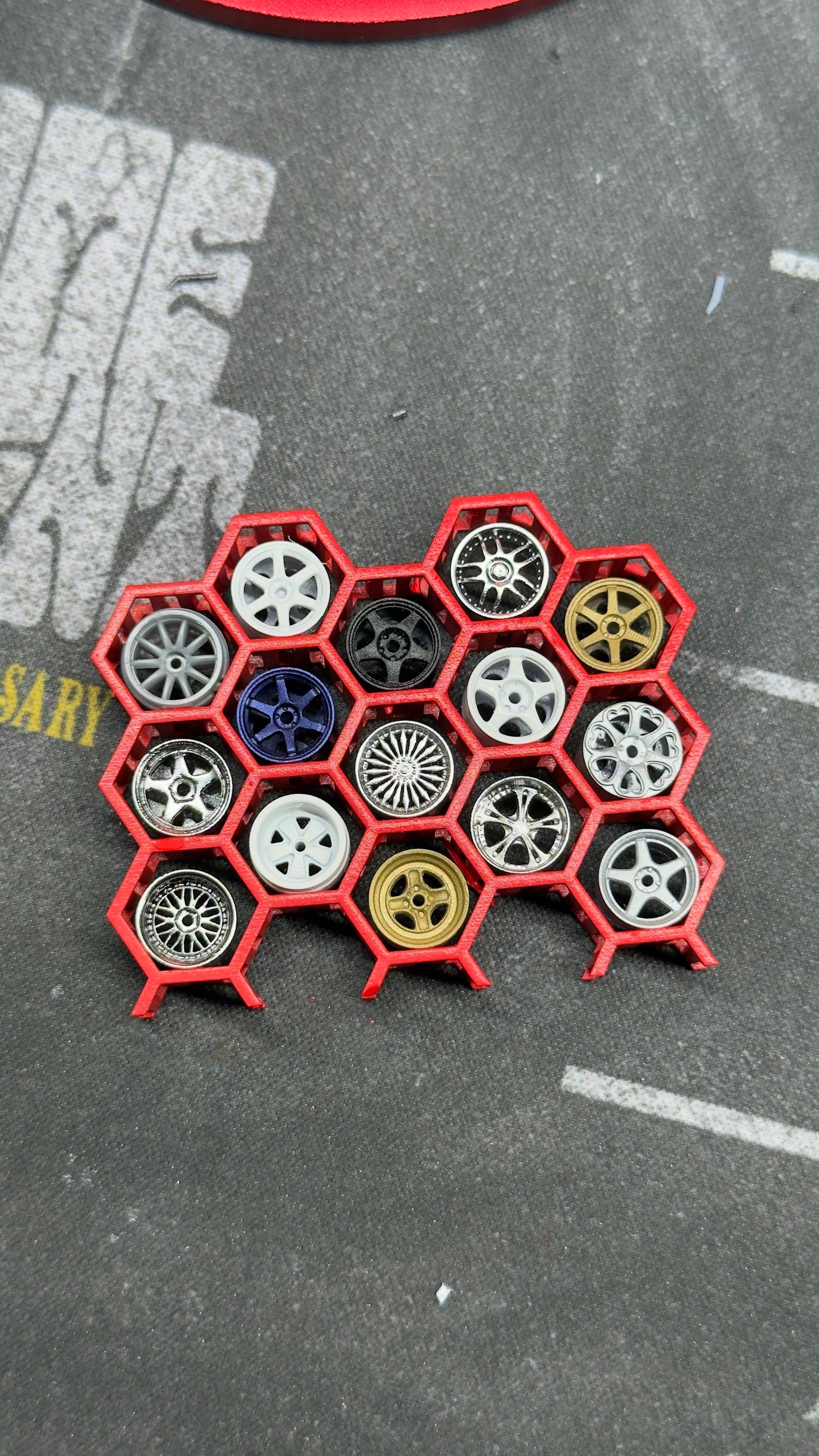 Wheel display V2 (red)